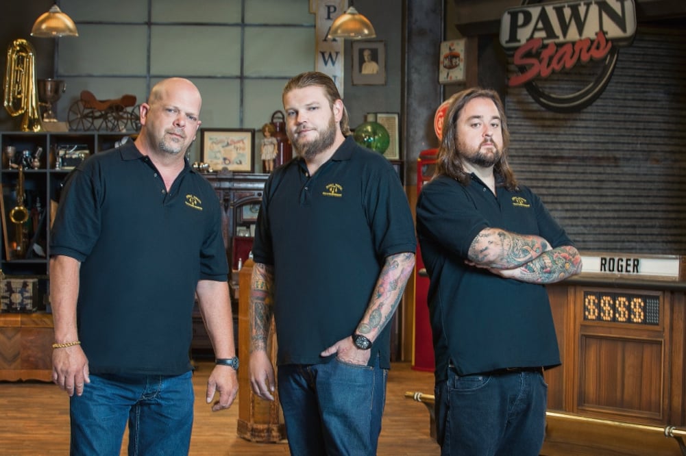 Rick y Corey Harrison y Austin Russell (FOTOS: HISTORY CHANNEL)