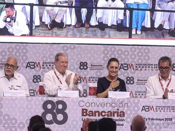 Sheinbaum pide mayor acceso a créditos para el pueblo en la 88 Convención Bancaria; "el objetivo es el bienestar de los mexicanos"