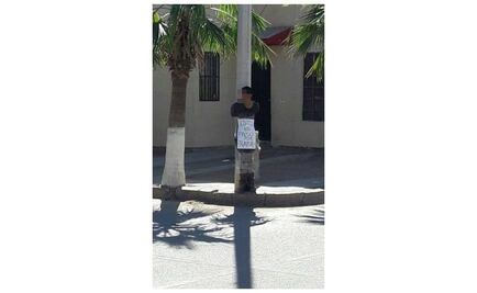 Atan a joven a poste en Sonora; lo acusan de ladrón