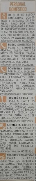 Ni “criadas”, ni sirvientas, ni “chachas”, son trabajadoras del hogar