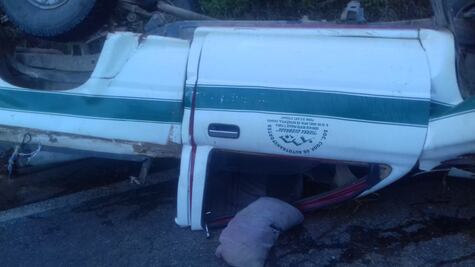 Accidente automovilístico en carretera federal 201; mueren 5 personas