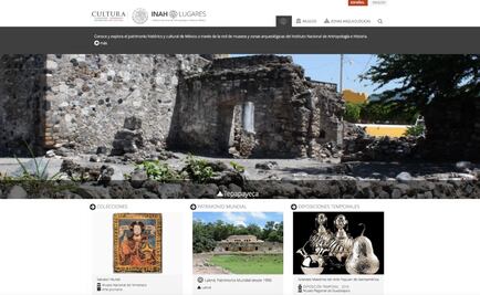 "Lugares INAH", sitio web para viajar por la geografía cultural de México