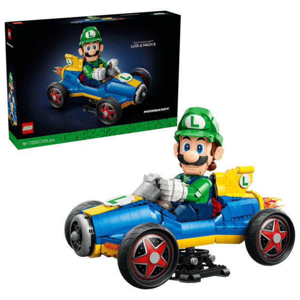 Nuevo set Mario Kart: Luigi y Mach 8. Foto: LEGO