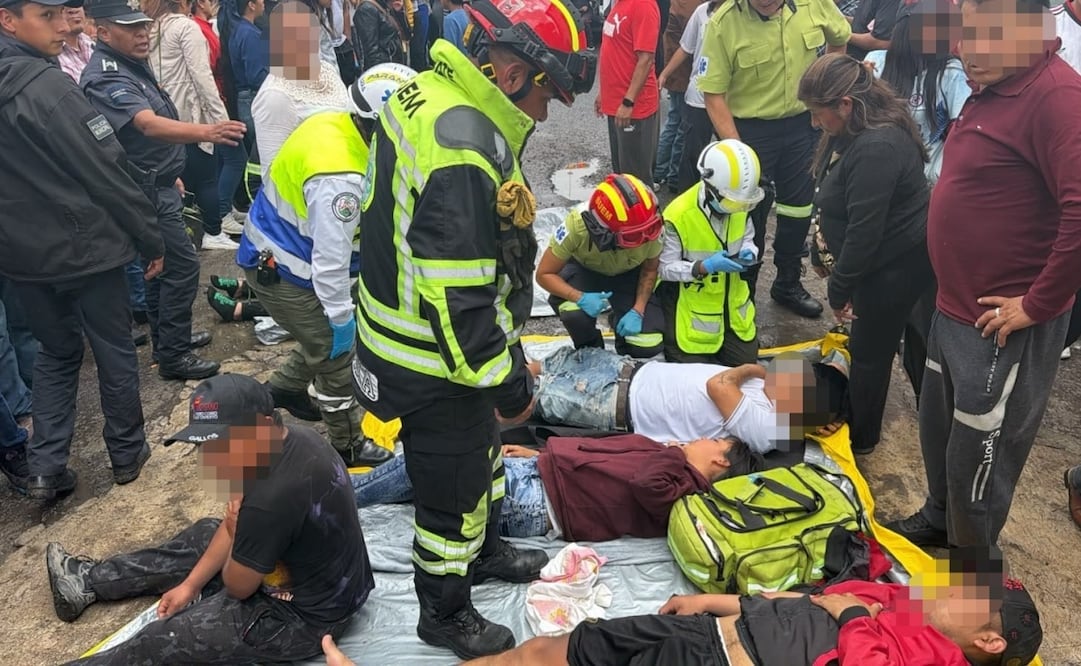 Reportan siete lesionados por caída de rayo. Foto: especial