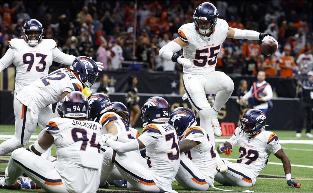 Broncos se llevaron un abultado triunfo en Nueva Orleans. FOTO: AP