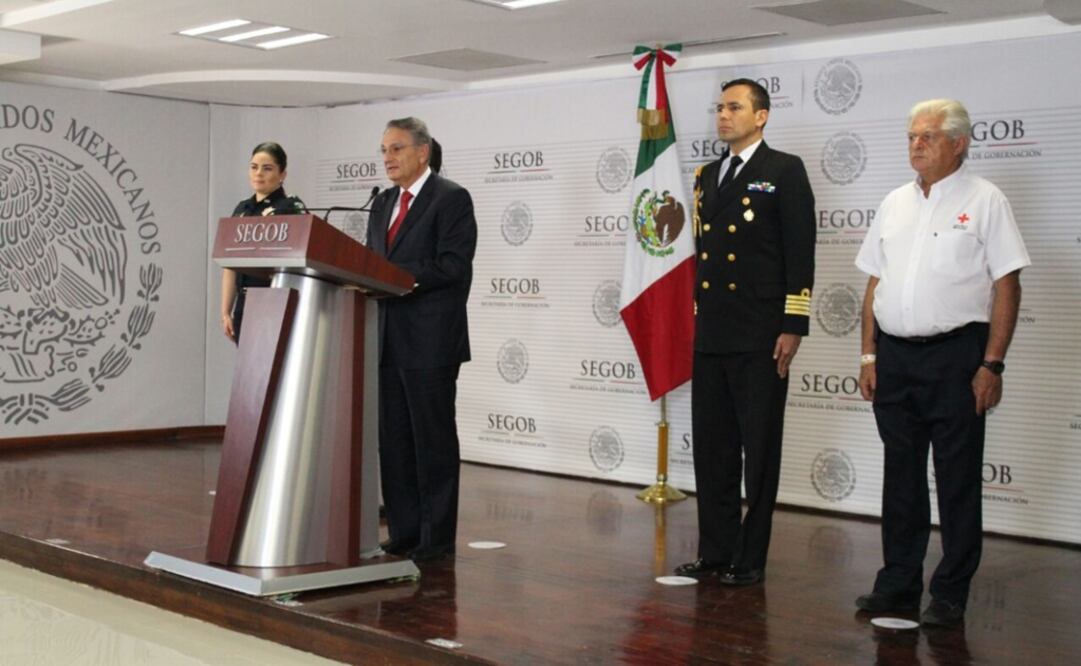 Luis Felipe Puente, coordinador nacional de Protección Civil, informó que el gobierno federal implementó el Operativo “Semana Santa 2018”. /Tomada de @LUISFELIPE_P