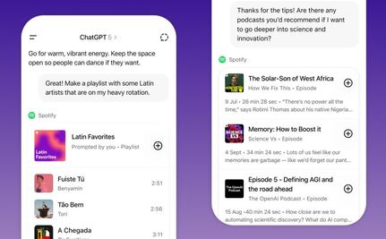 ¡Spotify llega a ChatGPT! Así puedes crear playlist en el chatbot