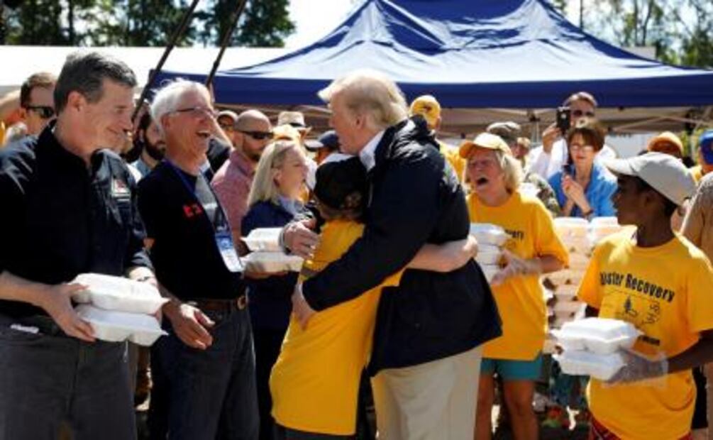 Las cosas se pondrán duras en Carolina del Sur por el clima, advierte Trump
