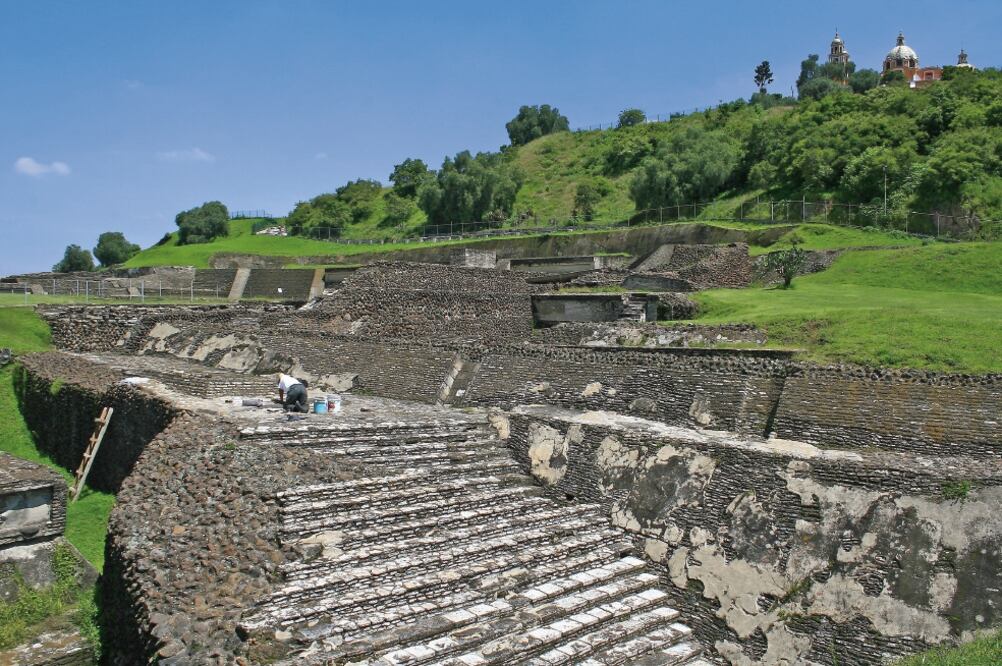 EN PUEBLA. Detalle de la zona arqueológica de Cholula. (ARCHIVO EL UNIVERSAL)