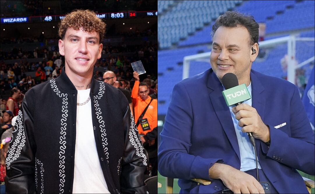 David Faitelson se mofó de Igor Lichnovsky por acudir al partido de la NBA en México / FOTOS: Imago7 y @NBAMEX