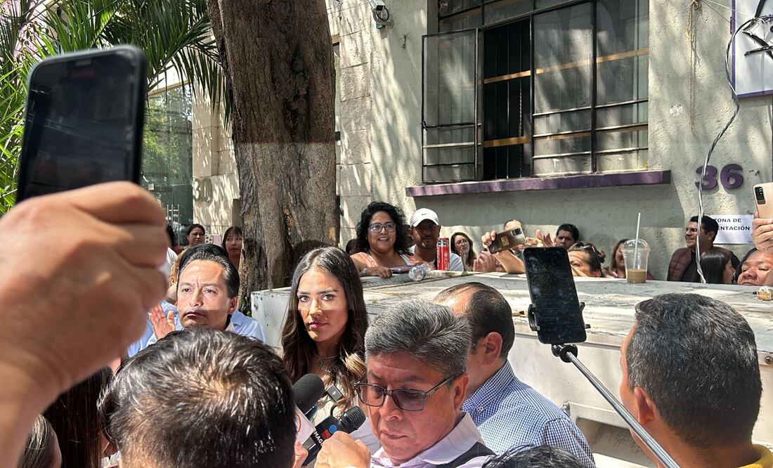 La candidata por la coalición “Va x México” Alessandra Rojo de la Vega exigió a las autoridades electorales le sea entregada la constancia del triunfo en la alcaldía Cuauhtémoc. (Foto: Iván Montaño)