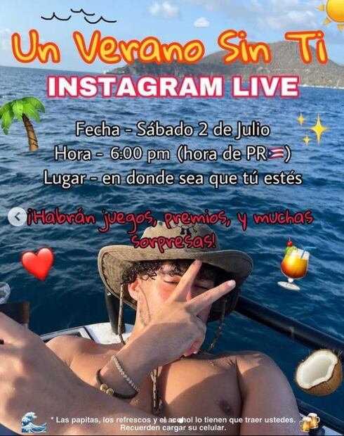 Bad Bunny tendrá hoy un encuentro virtual con sus fans en el que se esperan sorpresas