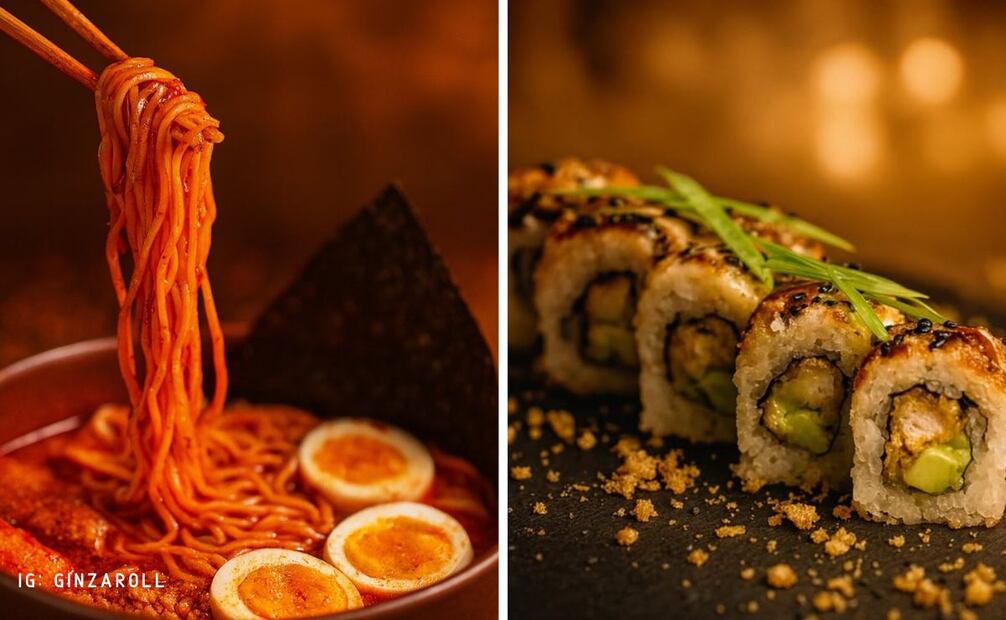 Ginzaroll, restaurante de comida asiática. | Foto: IG Ginzaroll.