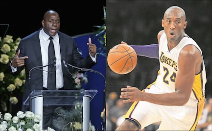 Me rompe el corazón que Kobe no esté para recibir el premio: Magic Johnson