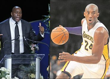 Me rompe el corazón que Kobe no esté para recibir el premio: Magic Johnson