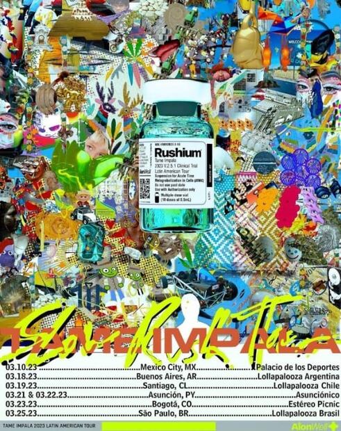 TikTok: "Rushium", el falso medicamento que se viralizó en los conciertos de Tame Impala