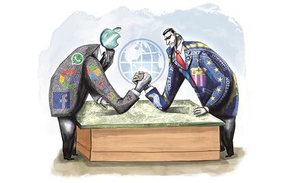 Pelea de gigantes por los datos