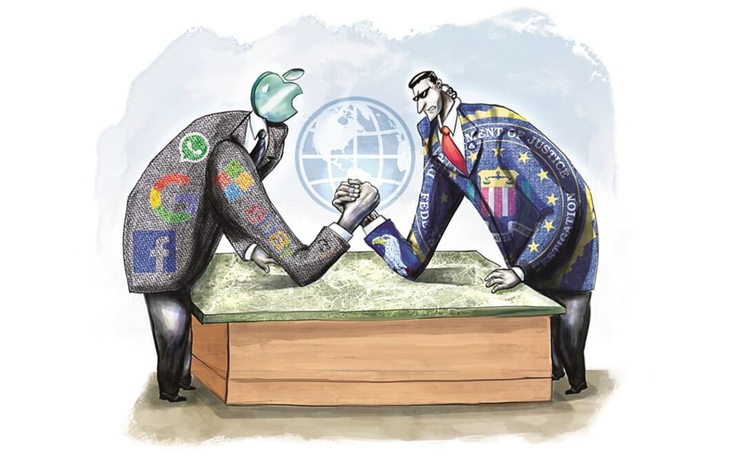 Pelea de gigantes por los datos