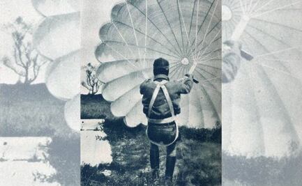 Cómo era saltar en paracaídas hace 100 años