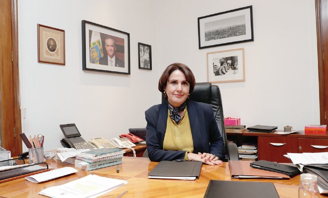 La secretaria de gobierno Patricia Mercado sostuvo que podría ser el último informe y que por ello cabe la posibilidad de que haya discusión de posiciones. (ARCHIVO EL UNIVERSAL)