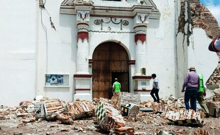 Santo Patrono de juchitecos "está de pie", dijo un párroco tras sismo
