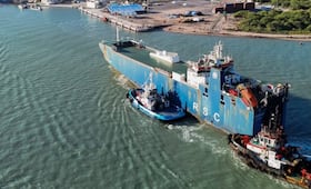 Refuerzan dragado en Puerto del Norte de Tamaulipas ante nueva exportación a Brasil 