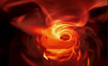 Así se ve un agujero negro en 3D