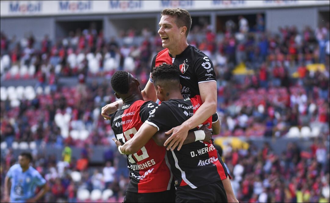 Atlas goleó a Pachuca se quedó con los tres puntos en el Estadio Jalisco