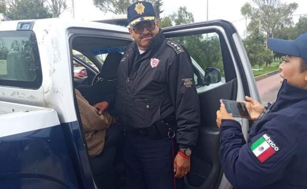 Taxista despoja de su dinero a adulto mayor en Hidalgo y es auxiliado por policías (19/06/2025). Foto: Especial