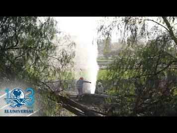 Se registra nueva fuga, a 10 kilómetros de la explosión de Tlahuelilpan