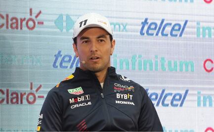 Checo Pérez está listo para el GP de México; presentó el casco para el fin de semana