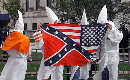 Ku Klux Klan convoca a defender la bandera confederada