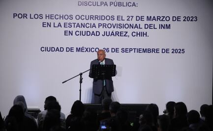 Francisco Garduño ofrece disculpa pública a víctimas del incendio en INM de Ciudad Juárez; nombra a los 40 fallecidos