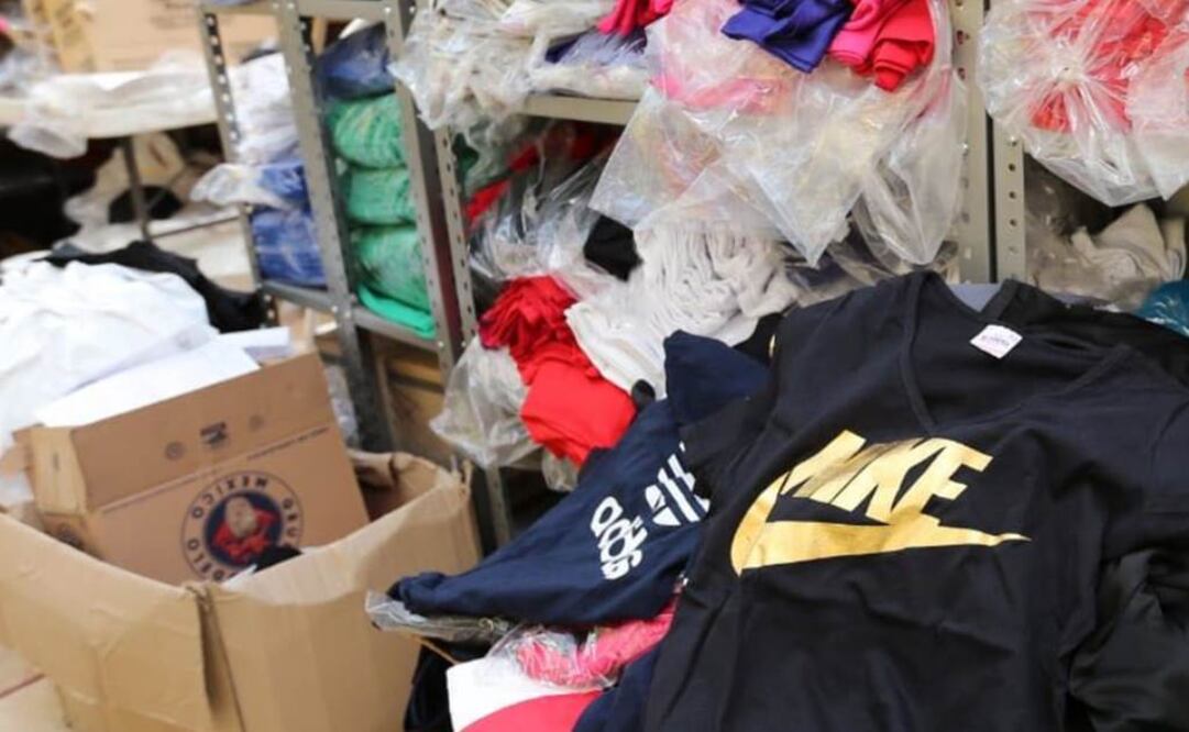 Asegura PGR ropa pirata en Coyoacán 