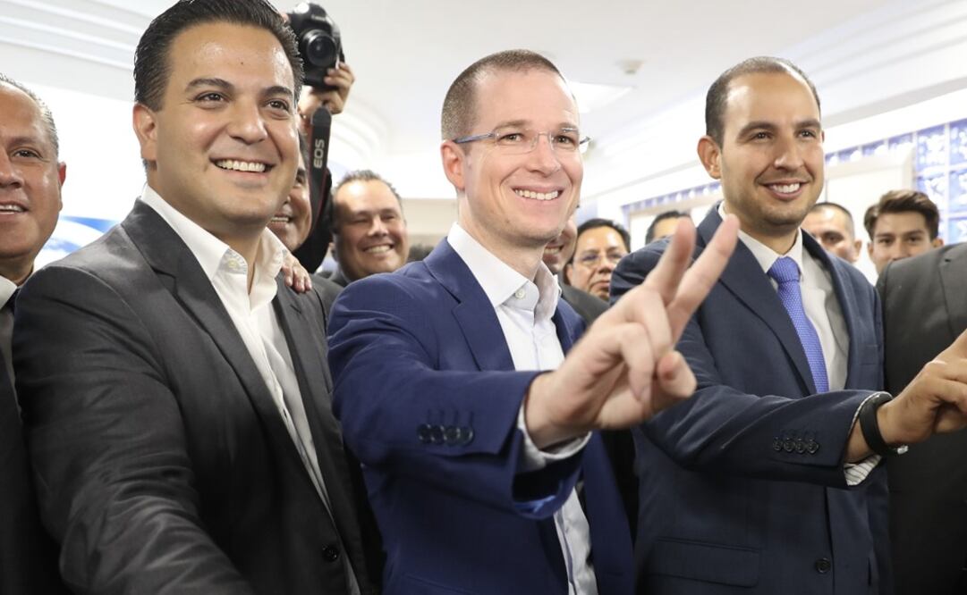 Damián Zepeda and Ricardo Anaya – Photo: Juan Carlos Reyes García/EL UNIVERSAL
