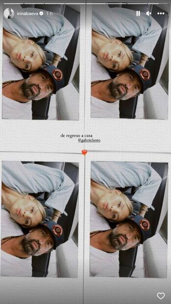 Gabriel Soto e Irina Baeva reaparecen juntos; la rusa le baila en bikini al actor