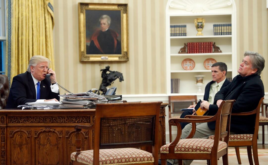Donald Trump conversó con el primer ministro de Australia el sábado pasado. (Foto: AP)