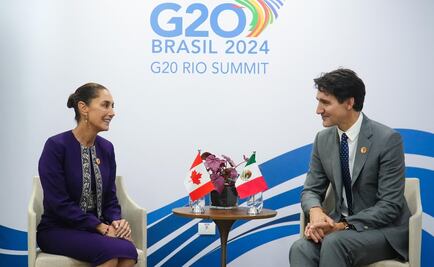 Sheinbaum se reúne con Justin Trudeau en Cumbre del G20; coinciden “en el buen resultado del T-MEC para América del Norte”
