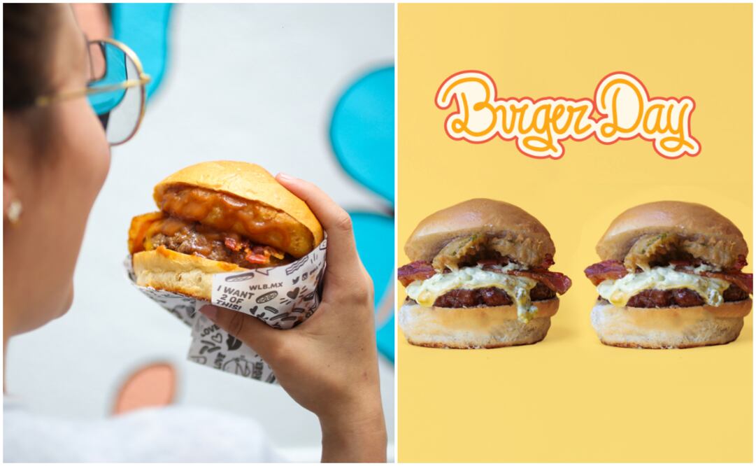 Foto: fb@Wlb.mx/ Día de la hamburguesa 