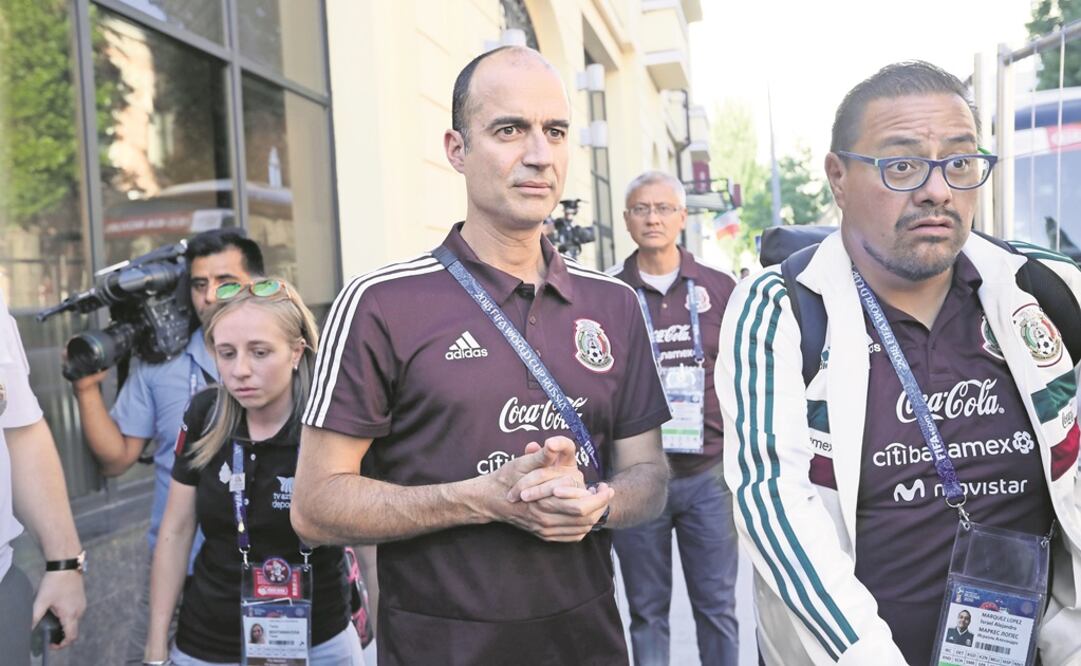 El dirigente mexicano dialogó en Rusia con la afición nacional.
