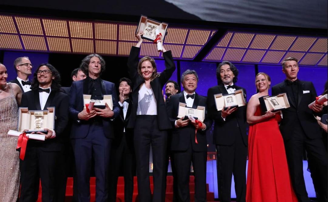 La película "Anatomie d'une chute", de la francesa Justine Triet, ganó hoy la Palma de Oro de la 76 edición del Festival de Cannes. Foto: Twitter @Festival_Cannes