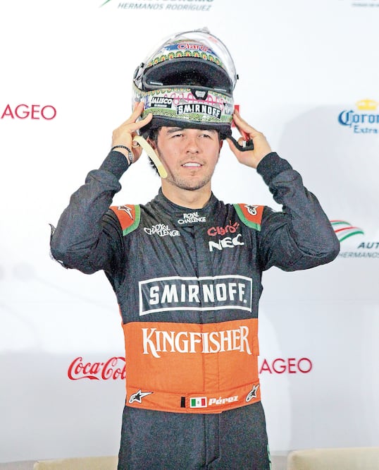 El piloto de Force India tiene grandes expectativas para la nueva temporada (ALEJANDRO ACOSTA. EL UNIVERSAL)