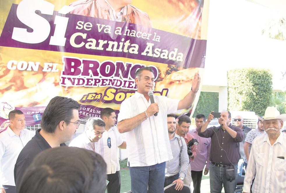 Jaime Rodríguez Calderón adelantó que presentará una iniciativa de pena de muerte para narcotraficantes, violadores y secuestradores (CORTESÍA)