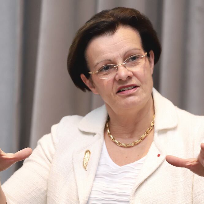 Pascale Sourisse, directiva de Thales, señaló que es una prioridad para México invertir en el sector aéreo; “podemos ayudar con eso”, afirmó. BERENICE FREGOSO. EL UNIVERSAL 