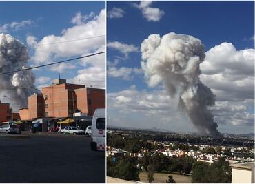 Explota mercado de pirotecnia de Tultepec