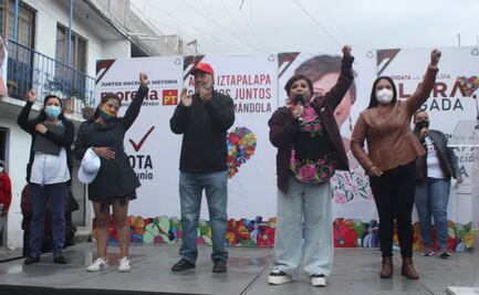 Clara Brugada promete planear agenda de desarrollo de comunidades en Iztapalapa