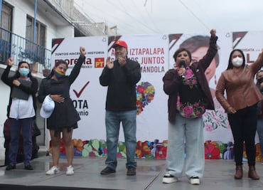 Clara Brugada promete planear agenda de desarrollo de comunidades en Iztapalapa