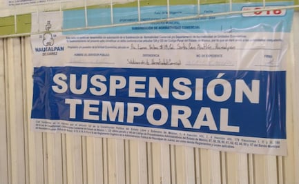 Colocan sellos de suspensión en 91 locales del Bazar Lomas Verdes 