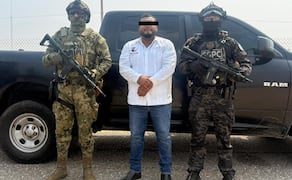 Detienen al presidente municipal de Juchitán de Zaragoza, Oaxaca, Miguel Sánchez Altamirano (23/09/2026). Foto: Especial