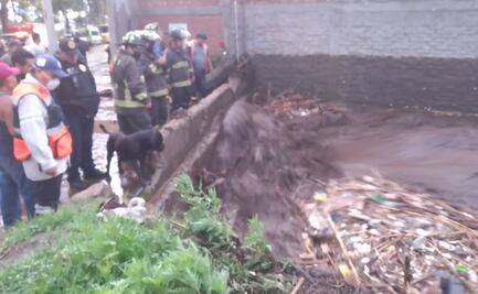 Fuertes lluvias provocan desbordamiento del Río Santiago en Xochimilco